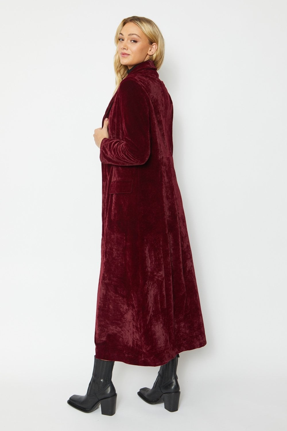 Velvet coats on sale